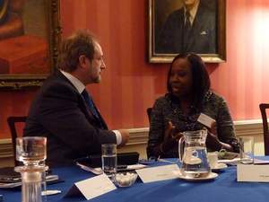 Paul Mountford, president, Emerging Markets at Cisco meets with Funke Opeke, CEO, Main One in London recently
