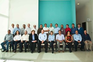 Attendees at Amlan's distributor training session in Guadalajara, Mexico, 2011.