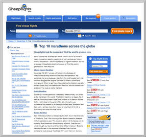 Cheapflights.ca Top 10 Marathons Across the Globe