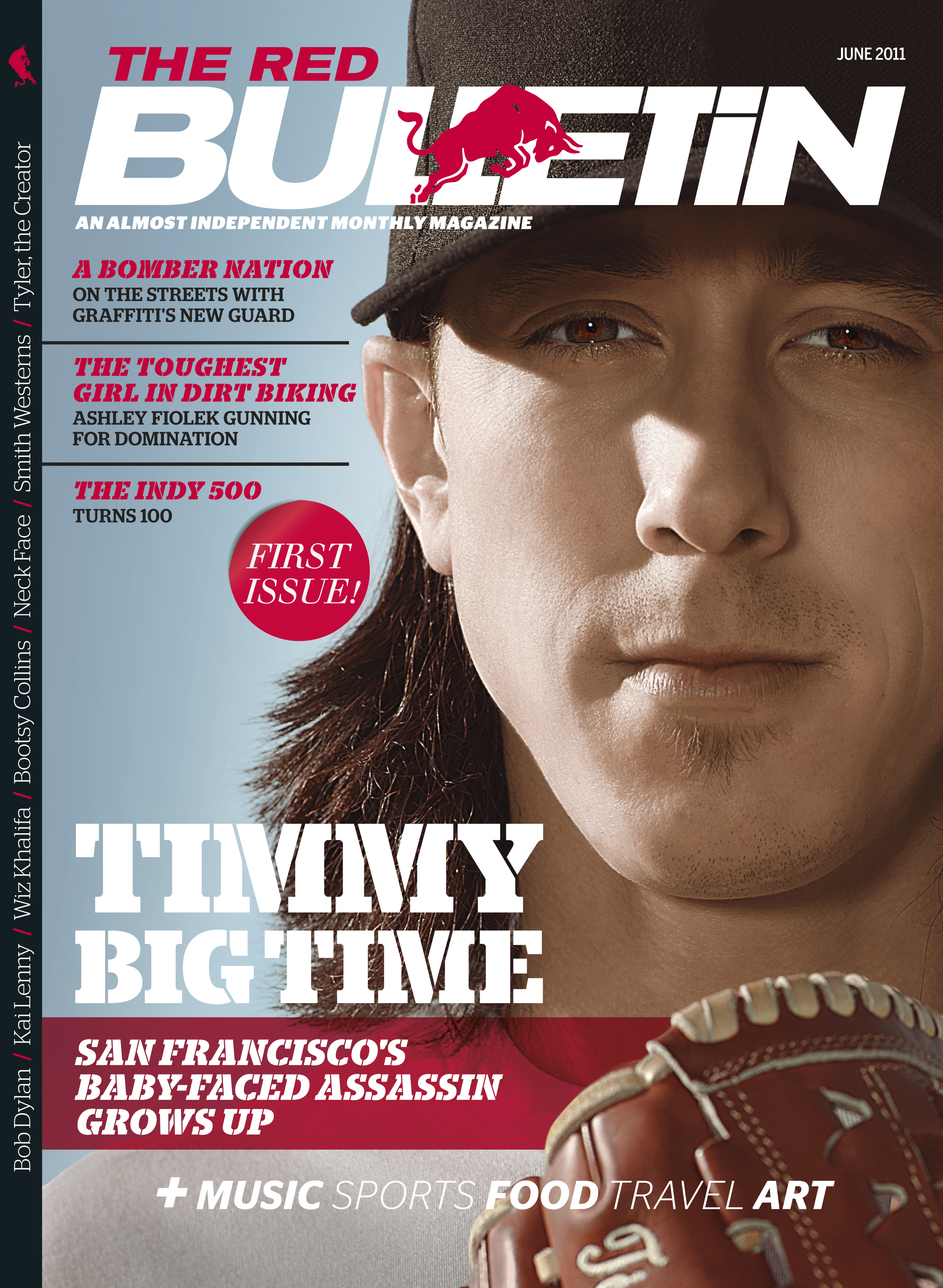 World Series Hero Tim Lincecum Graces Inaugural U S Cover Of The Red Bulletin A Global Magazine That Goes Beyond The Ordinary