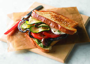 Gluten-Free Roasted Vegetable Sandwich