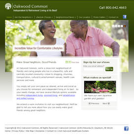 Oakwood Common website