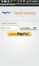 Thrutu's new PayPal button enables you to instantly and securely send money to another caller, without ever leaving or interrupting your phone conversation.