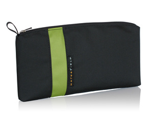Keyboard Travel Express - Black ballistic nylon with Green accent stripe