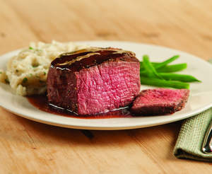 King Tenderloin with Red Velvet Demi Glace