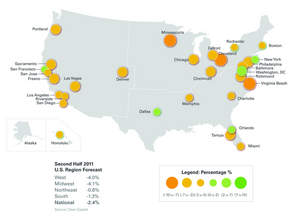 National Home Price Trends: Second Half of 2011 Metro Market Forecast