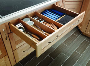 Drawer Organizer. Keeping all of your cooking utensils organized is key to stress-free cooking; finding what you need fast is so much better than digging through a cluttered drawer.
