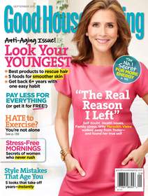 Good Housekeeping September 2011 Cover, On Newsstands August 16