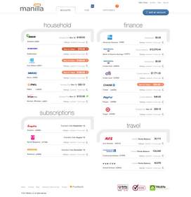 Manilla, account management, saving time, saving money, manilla.com 