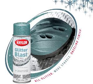 New patent-pending Krylon Glitter Blast(TM) Glitter Spray offers a unique, intense sparkling glitter finish unlike any glitter spray currently available.