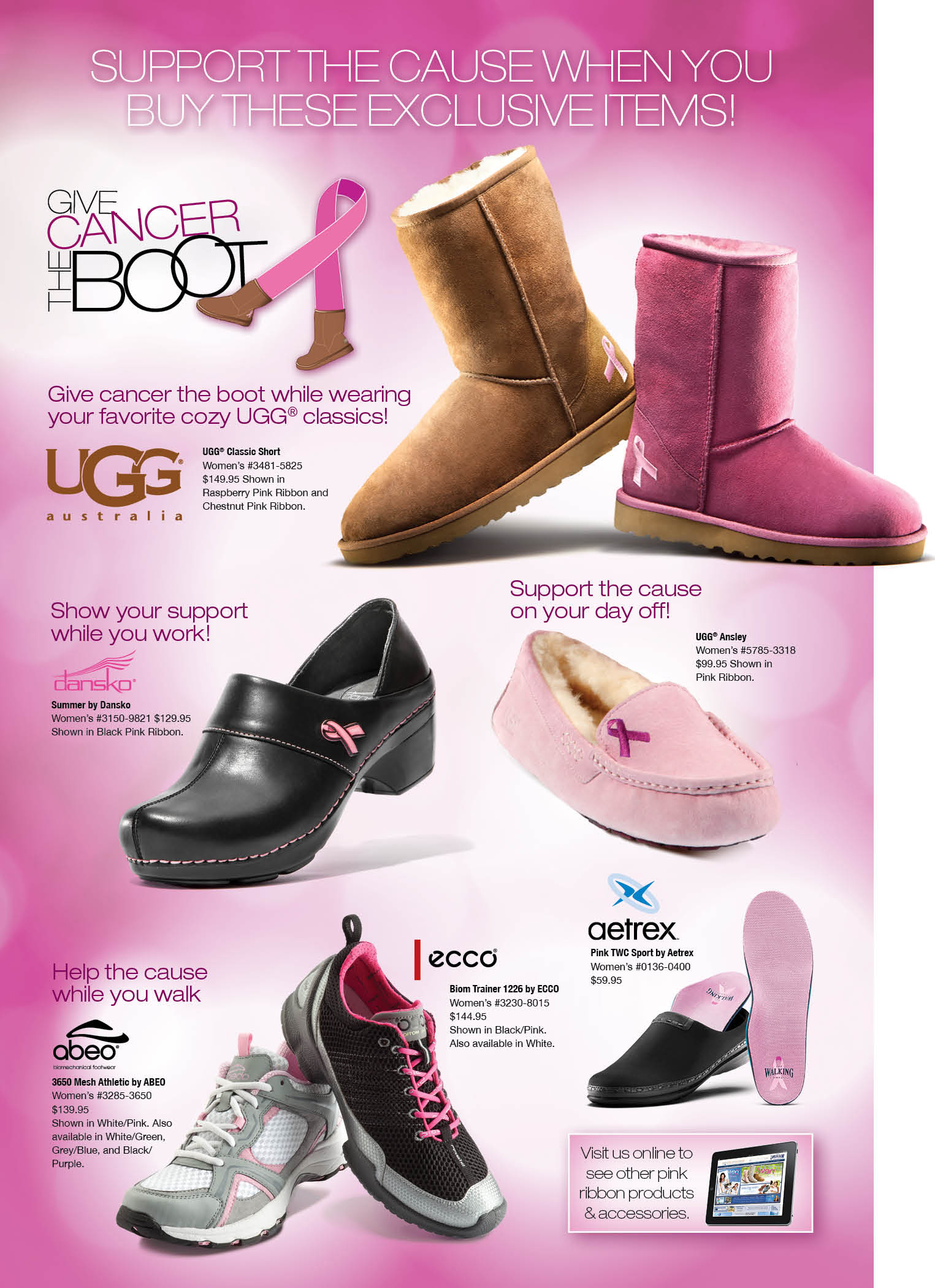 ugg boots with pink ribbon