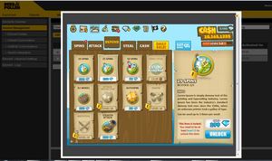 HoneyLizer Platform Screenshot, with game feature example open