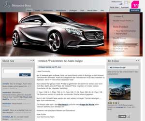 Mercedes-Benz Stars Insight Community Website