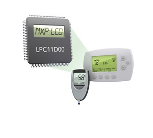 NXP LPC11D00 microcontroller with integrated segment LCD driver