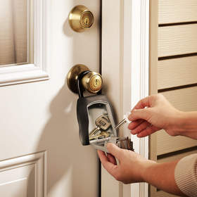 Utilizing various products, such as the Master Lock 5400D Key Safe, to lock up your home and ensure others enter securely is essential to preventing crime.