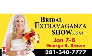 Ericka Engen is the Houston Bridal Extravaganza Show Billboard Bride