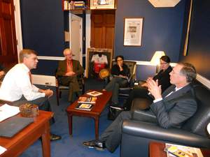 Smith, Chief Lending Officer and Senior Vice President, TopLine Federal Credit Union, meets with Minnesota Congressional Delegation.