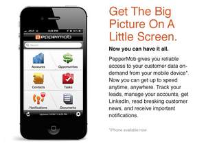 PepperMob Launches New App on Salesforce.com's AppExchange Mobile 3