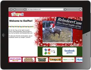 ReindeerCam - Santa's Official Reindeer Live Feed - Comes to iPad With iSwifter 3