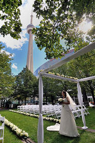 downtown Toronto wedding reception