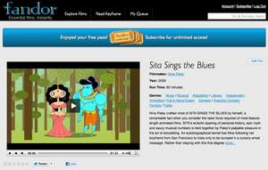 Sita Sings the Blues on Fandor.com 