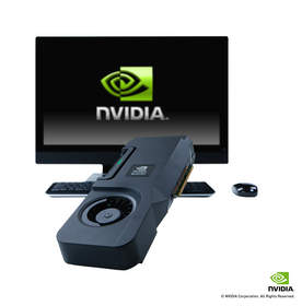 NVIDIA Quadro All-In-One GPU for the HP Z1 (external card shot with the HP Z1)