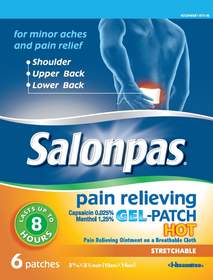 Hisamitsu Pharmaceutical Introduces the Healing Powers of Pepper with Salonpas(R) Pain Relieving GEL-PATCH HOT-L