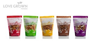 love grown foods, natural products, gluten-free snack, healthy granola, food, grown with love