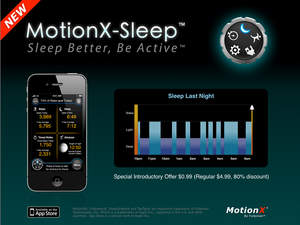 MotionX-Sleep for iPhone: Sleep Better, Wake Up Refreshed, Be More Active