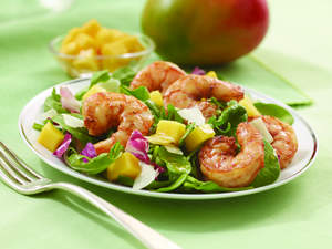 Roasted Shrimp and Mango Salad
