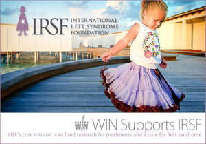 Wellness International Network supports the International Rett Syndrome Foundation in 2012 through online exposure and donations.