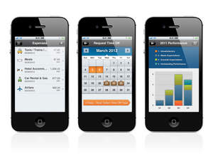 Workday for iPhone(R): Expenses, Time-Off Requests, Balances and Approvals, and Analytics.