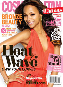 The premiere issue of Cosmopolitan for Latinas features Zoe Saldana, star of Avatar and Star Trek.