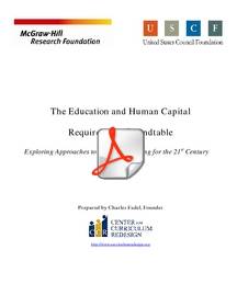 The Education and Human Capital Requirements Roundtable: Exploring Approaches to Lifelong Learning for the 21st Century