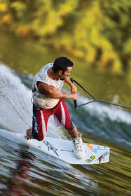 Two-time Vans Triple Crown National and World Champion wakeboarder Billy Garcia