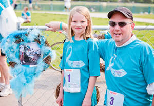 The visionary spirit behind Jodi's Race for Awareness, Jodi Brammeier, lost her battle with Ovarian Cancer in 2010.  Her widower, John and their daughter Meghan help Jodi's legacy live on at Jodi's Race 2011.