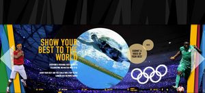 The home page of the IOC's 'Show Your Best' site.