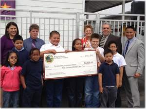 The Barona Band of Mission Indians, California's Education Tribe, awarded Paradise Hills Elementary School with a $5,000 education grant.