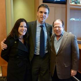 (L to R) Kira Reed, Luc Robitaille, Bob Lorsch