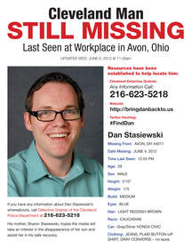 Missing Cleveland Man: Dan Stasiewski