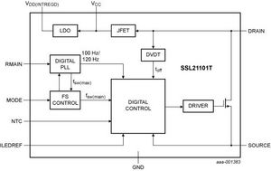 NXP SSL21101 block diagram