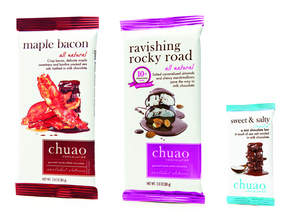 Chuao Chocolatier, an award-winning chocolate company known for blending unique flavors, today unveiled the much-anticipated Maple Bacon and Ravishing Rocky Road bars and the Sweet & Salty ChocoPod at the 58th annual Summer Fancy Food Show (Booth #3741). 