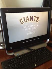 The San Francisco Giants have installed AMD APU-powered HP All-In-One touchscreen computers in all their suites, empowering fans to vote their favorite Giants players into the All-Star game while at the ballpark. The deployment is the first step in a three-year technology partner agreement between the Giants and AMD.