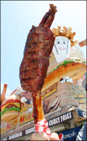 The Big Rib from Biggy's Meat Market at the 2012 OC Fair