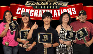 Golden Key Giveaway Winners