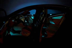 Ambient LED lighting in the car