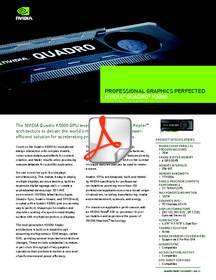 New NVIDIA Quadro K5000 professional graphics card - features & benefits