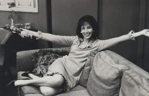 Helen Gurley Brown on her first day as editor-in-chief of Cosmopolitan (1965).
