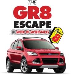 Super 8 GR8 Escape Logo