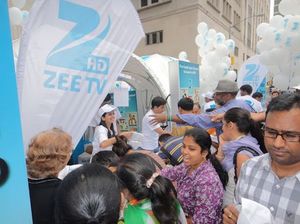 Zee TV at the India Day Parade